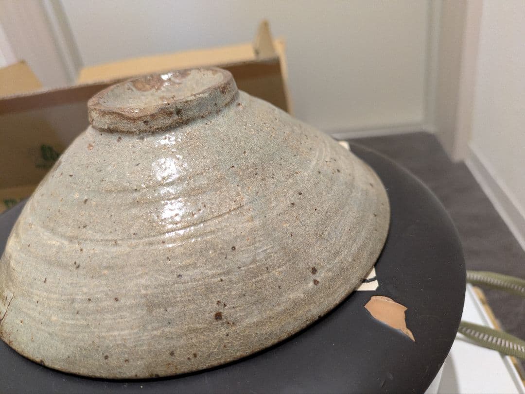 最終値下げ！　時代物　李朝　三島　高麗　平茶碗　夏茶碗　古美術品