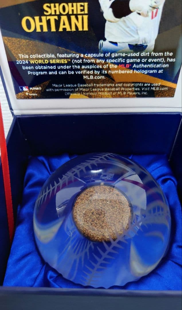 大谷翔平　2024年　ワールドシリーズチャンピオン記念　クリスタルボール