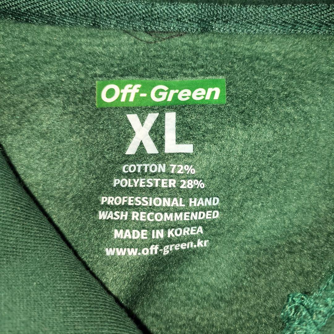 現行モデル offgreen GOLF DEPT.dark green パーカー