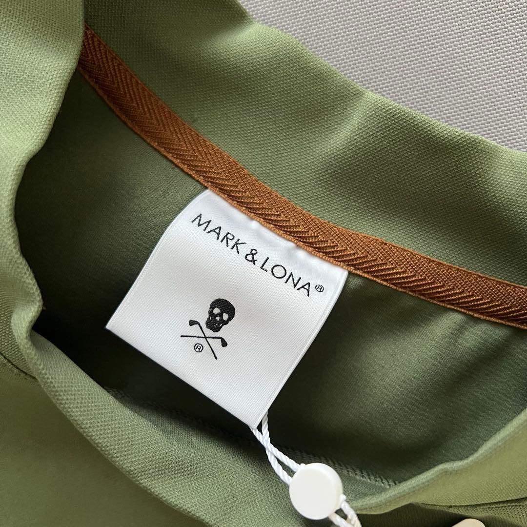 MARK&LONA マークアンドロナ　ハイネック　スウェット　メンズ　カーキ　L