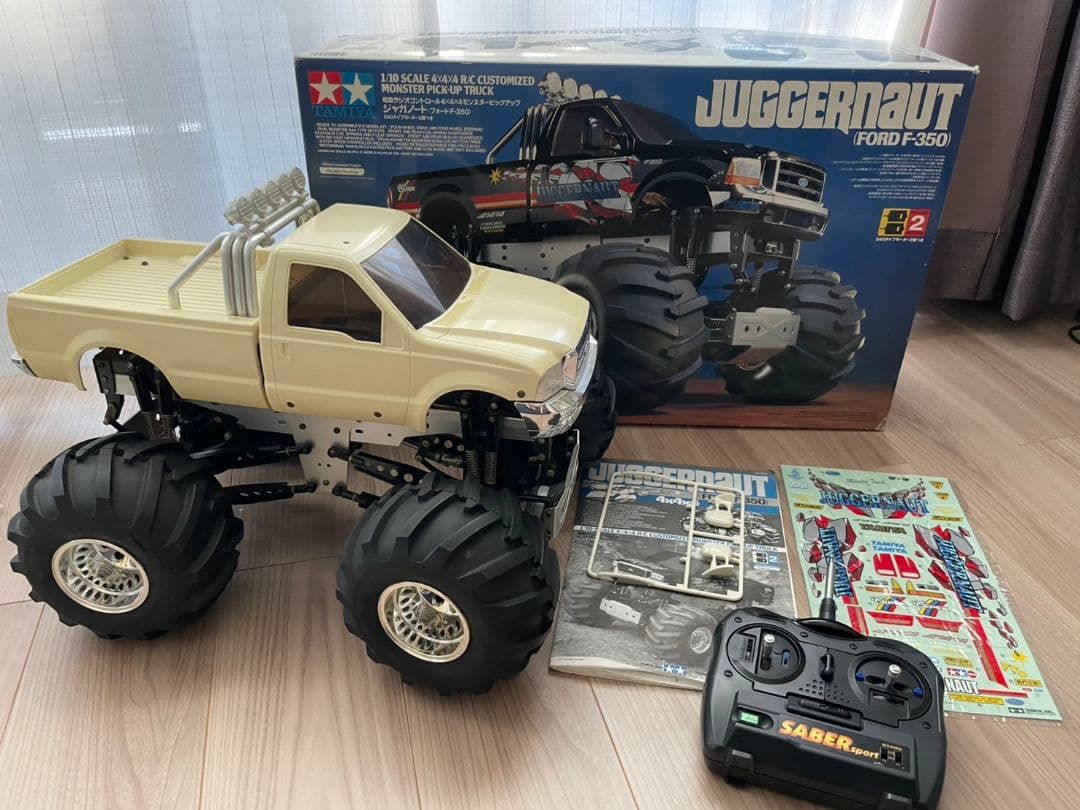 田宮模型 電動ラジコンカー　ジャガノート箱説付