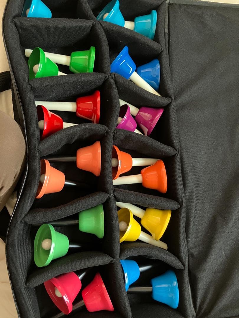 キョーリツ　ハンドベル 23音セット　ケース付き　ミュージックベル