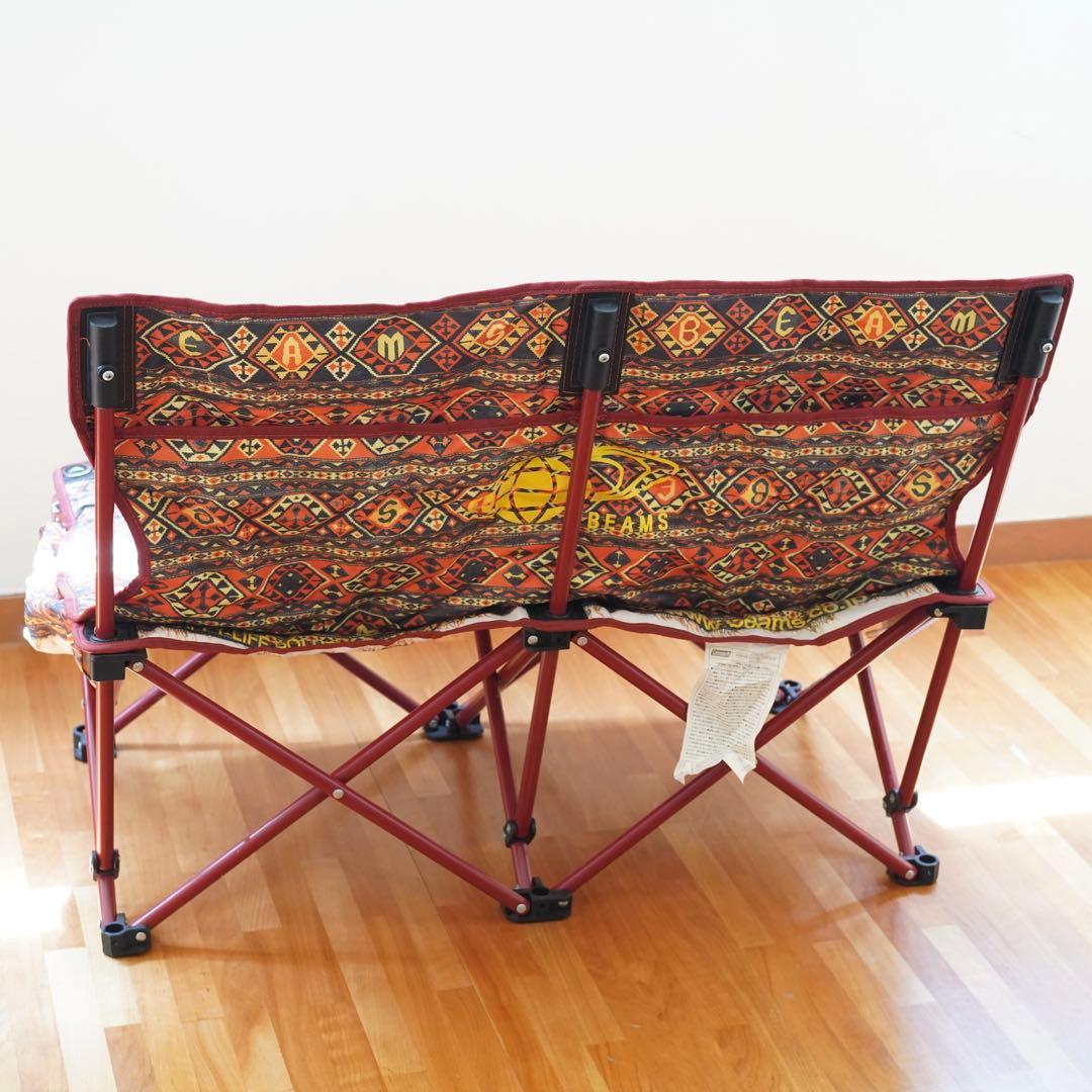 コールマン × ビームス ダブルファンチェア キリムアウトドア ベンチ