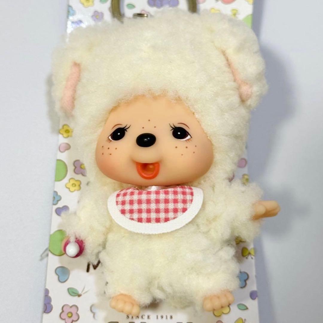 【希少】モンチッチ顔でか チャムぬいぐるみキーホルダー (EU)
