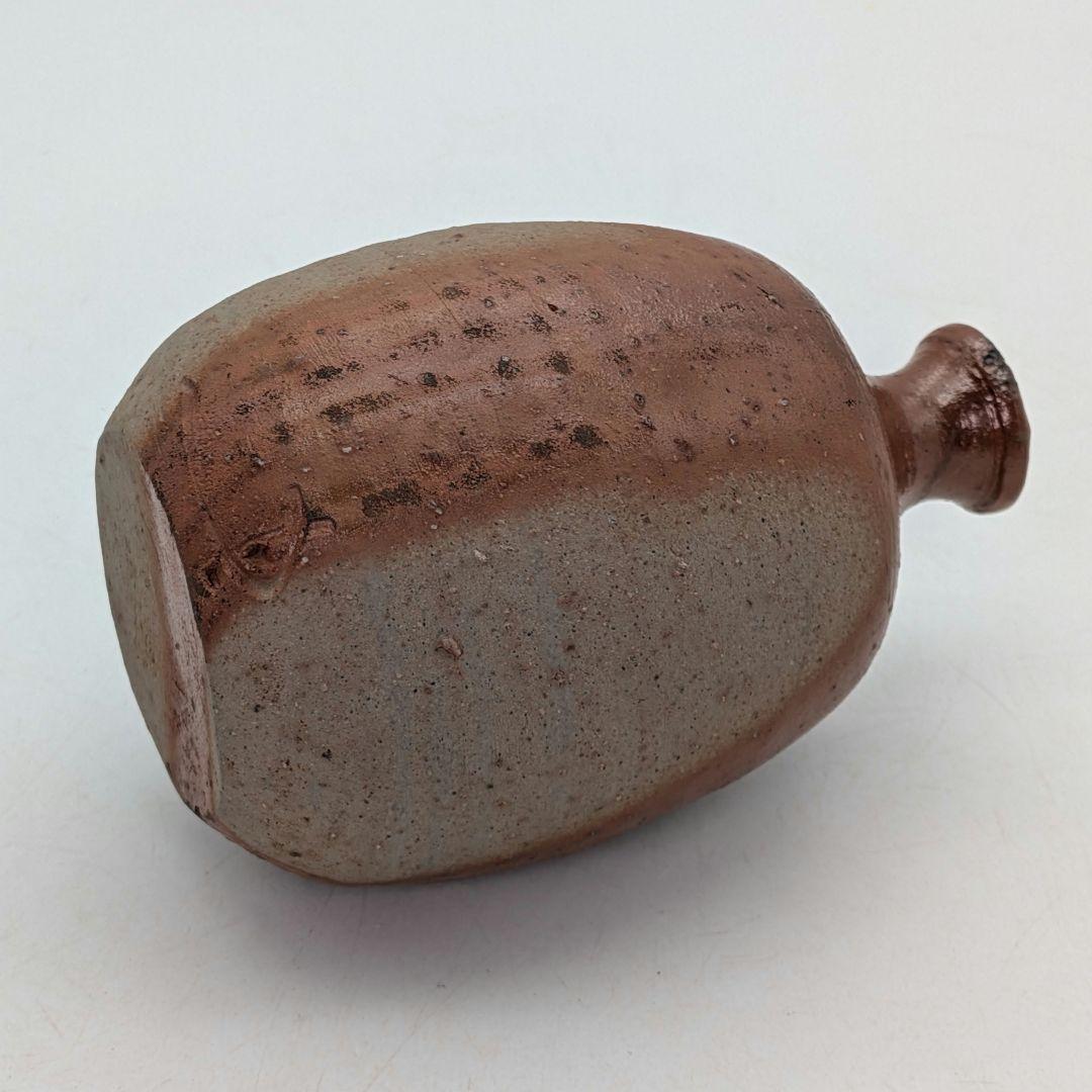 岡山県重要無形文化財 藤原建 備前焼 緋襷徳利 共箱合布 とっくり 酒器 食器