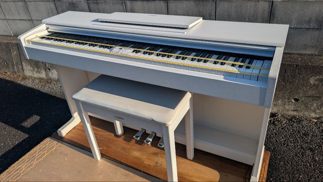 送料込み YAMAHA 電子ピアノ YDP-144 20年購入激可愛い❤ほぼ新品