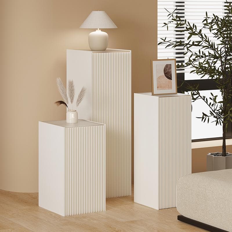 ディスプレイスタンド高さ118㎝長さ40㎝展示台 陳列台組立不要 展示会イベント