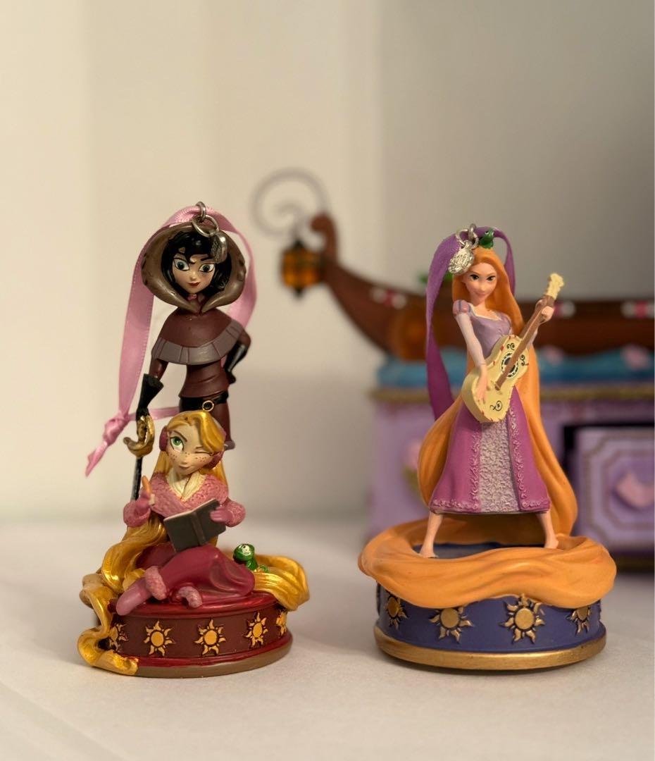 ディズニー　ラプンツェル　オーナメント　フィギュア　セット