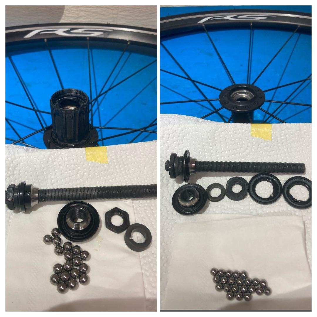 ★メンテ済WH-RS100 11sフリー 前後ホイール 25Cタイヤ クイック付