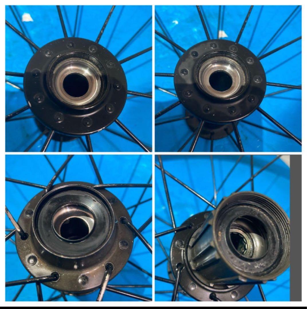 ★メンテ済WH-RS100 11sフリー 前後ホイール 25Cタイヤ クイック付