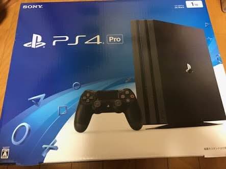 ps4pro ジェットブラック １TB