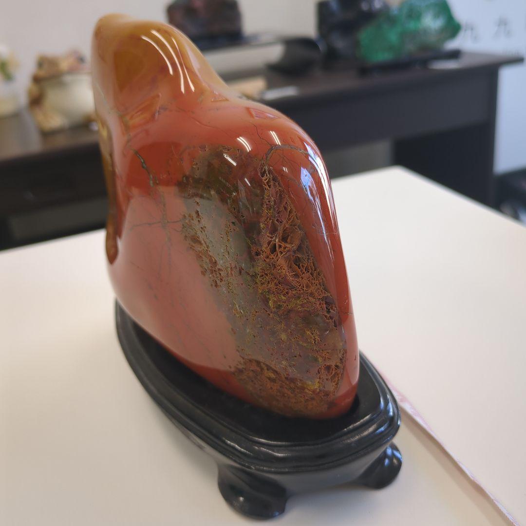 【台座付き】佐渡赤玉