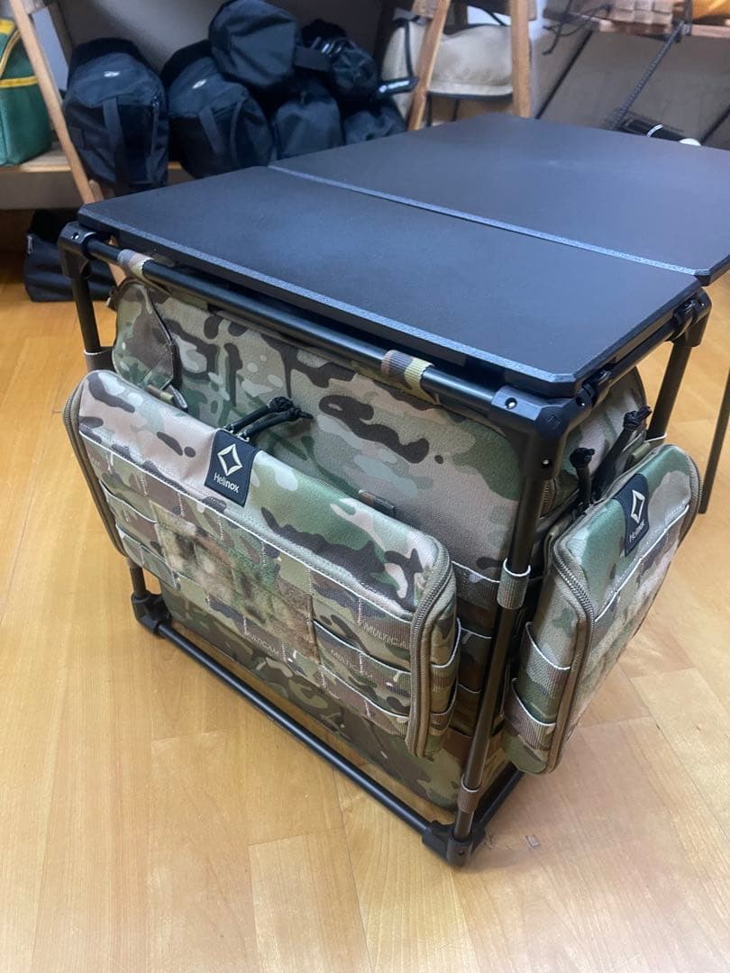 ヘリノックス　タクティカルフィールドオフィス M サイドストレージ×2 +天板付