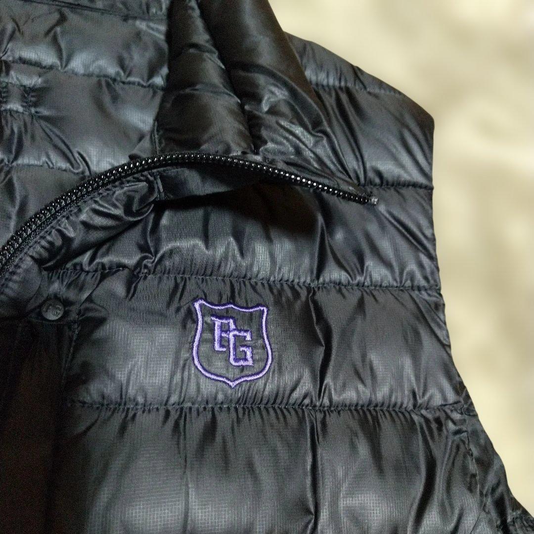 美品 PEARLY GATES パーリーゲイツ ブラック ダウンベスト サイズ4