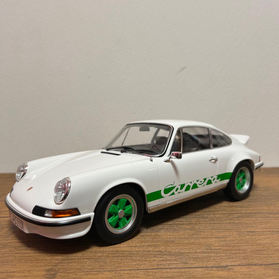 NOREVノレブ 1/12 ポルシェ 911 RS 1973 ホワイト/グリーン