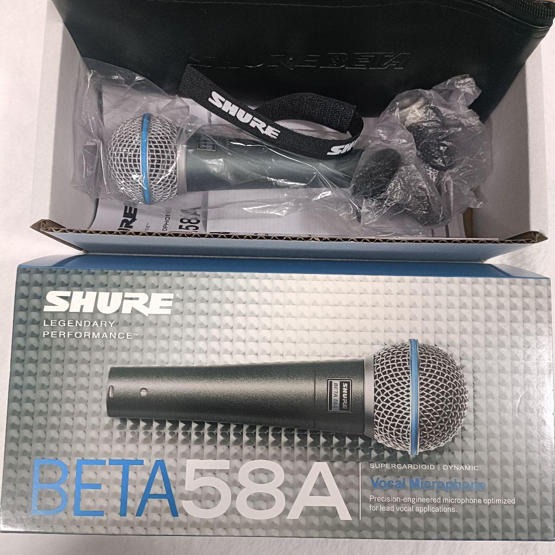【新品未使用】 ダイナミックマイク SHURE (シュアー)　BETA58A