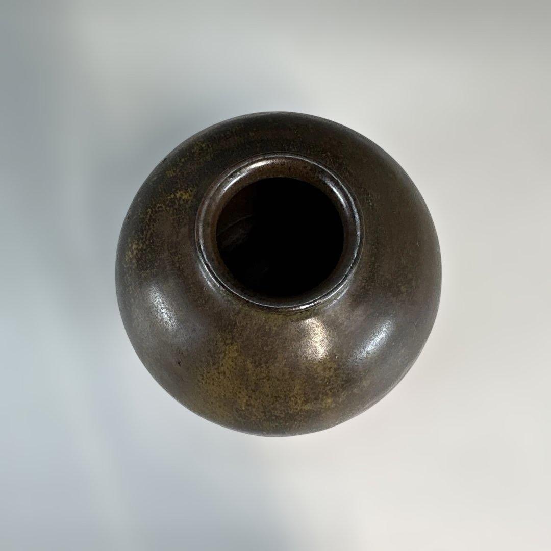 【茶道具】信水窯　丹波文琳茶入（共箱）★送料込★