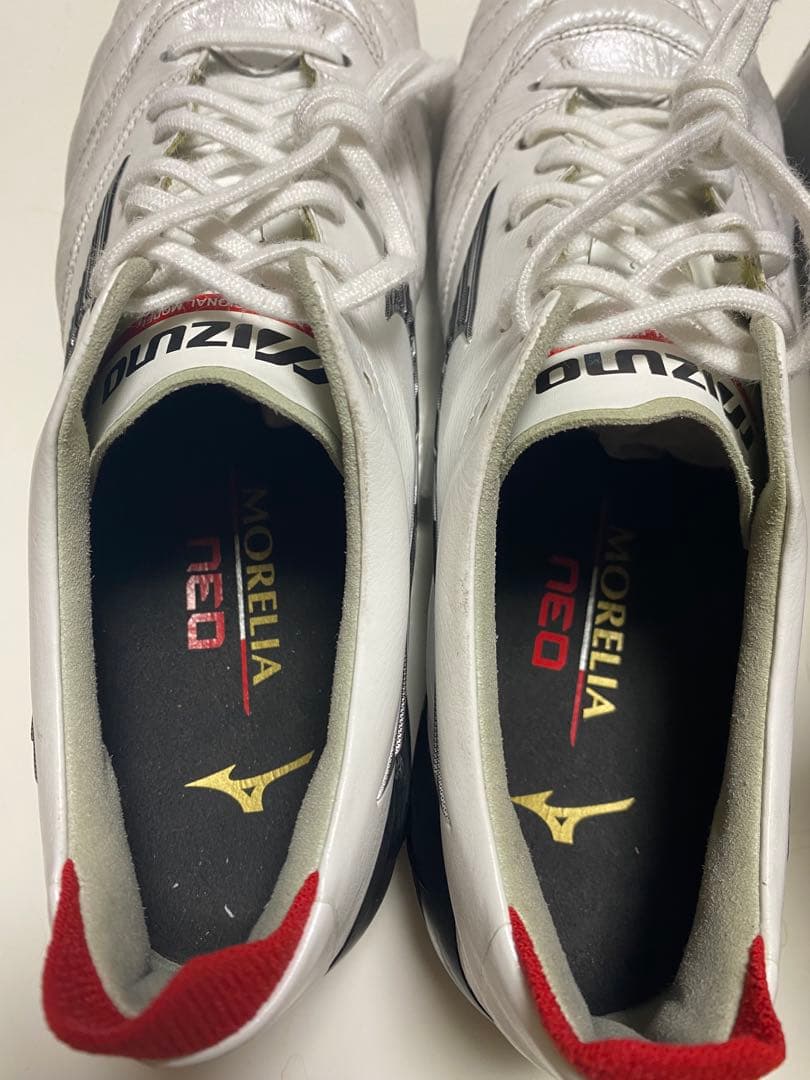 超美品　Mizuno ミズノ　モレリアネオ4 JAPAN ホワイト 25.5㎝