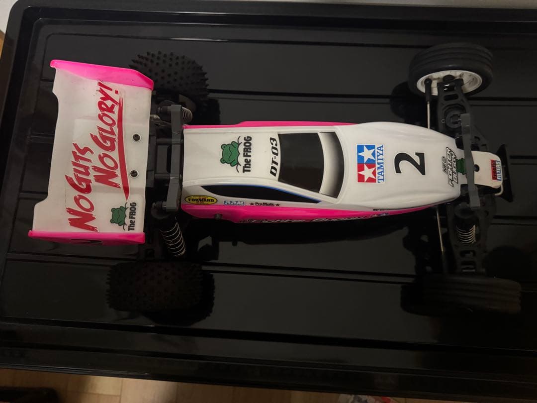 タミヤ DT-03 ネオマイティフロッグ 一回走行 タイヤ付属