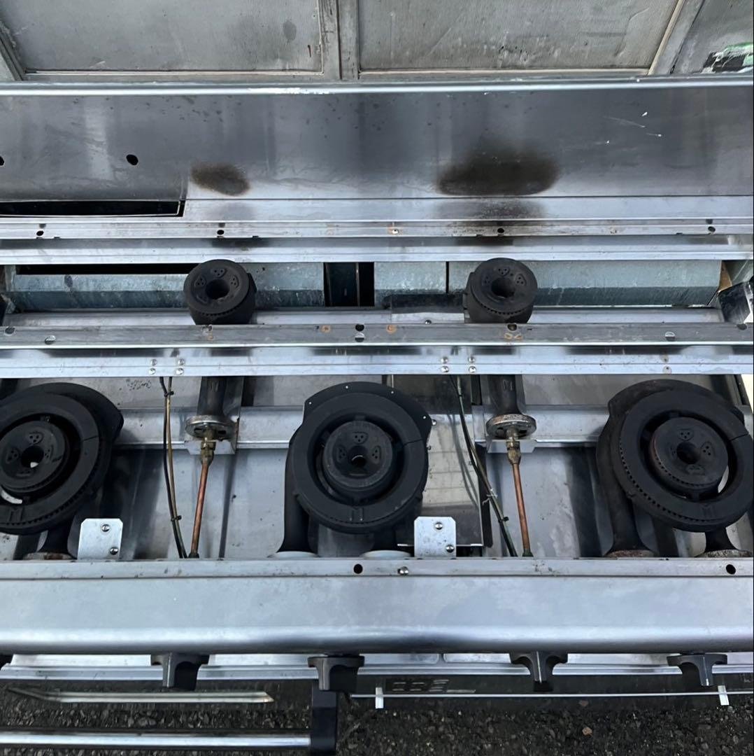 業務用 マルゼン オーブン付き 5口ガスレンジ RGR-1265XC 都市ガス