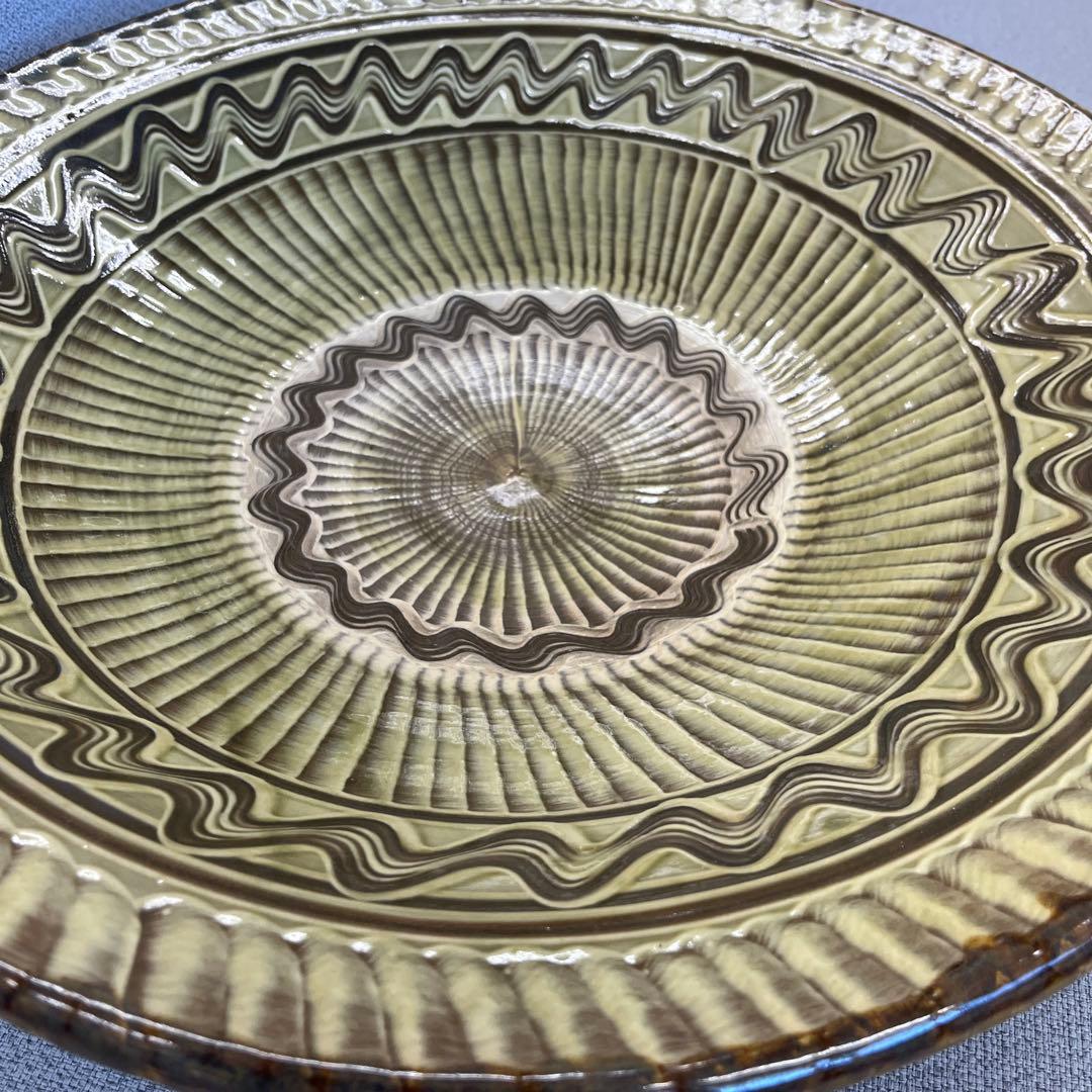 未使用❗️美品❗️小鹿田焼　大皿　直径40㎝