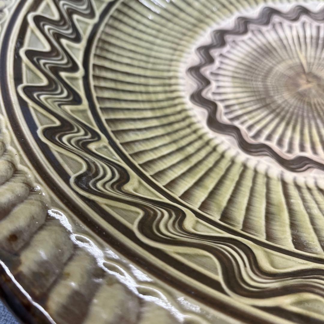 未使用❗️美品❗️小鹿田焼　大皿　直径40㎝