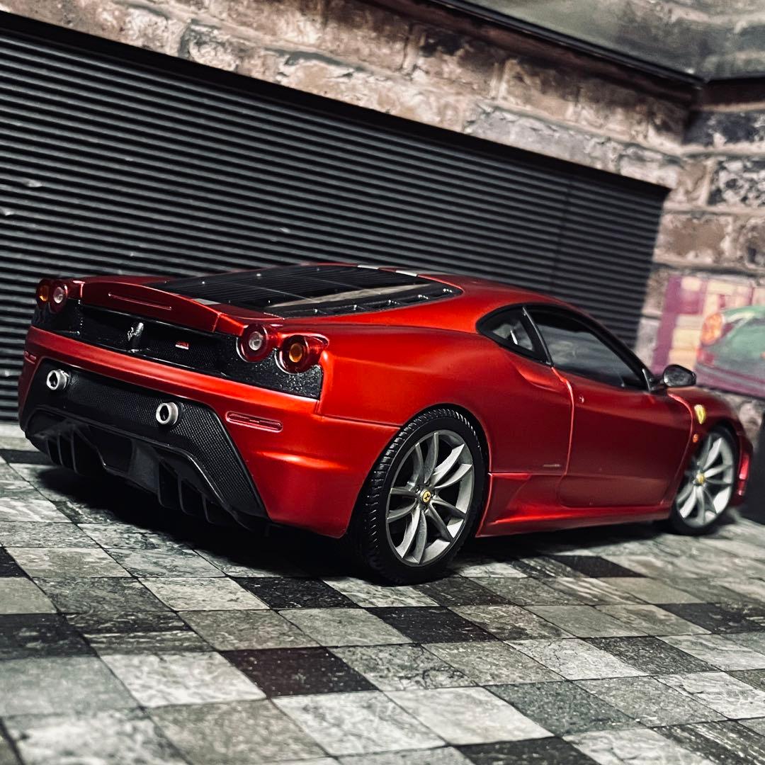 カスタム品 1/18 Mattel Elite フェラーリ 430スクーデリア