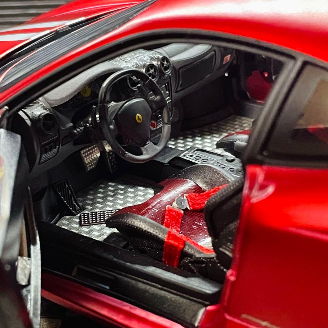 カスタム品 1/18 Mattel Elite フェラーリ 430スクーデリア