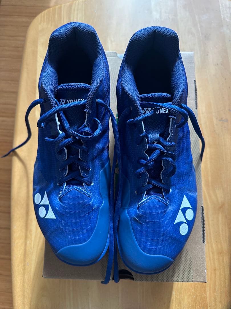 [ヨネックス] バドミントンシューズパワークッションエアラスＺワイド青28センチ