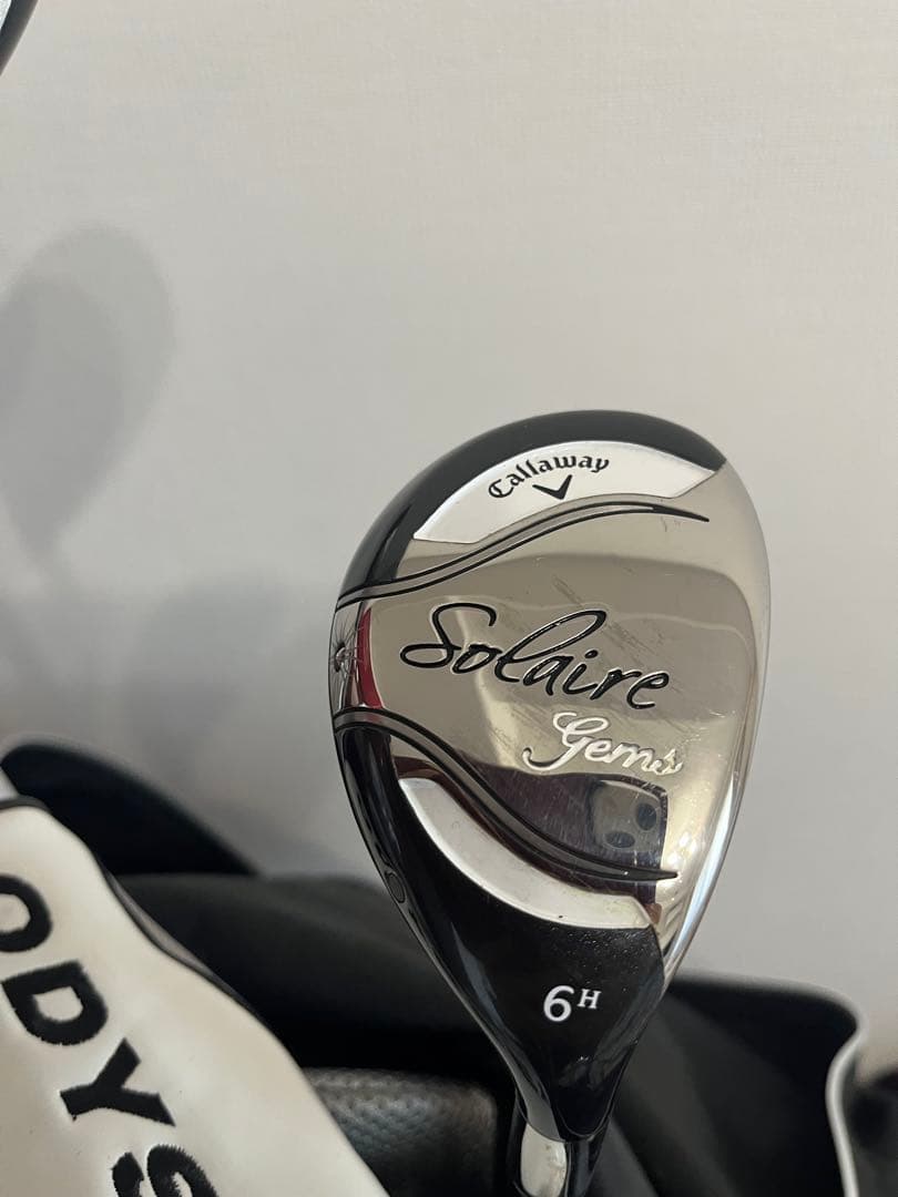 Callaway キャディバッグ 黒白　クラブ　ソレイル