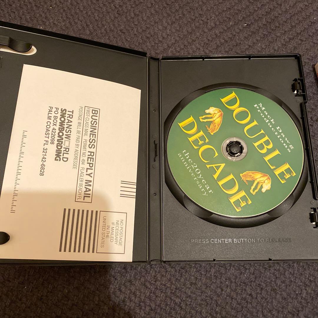 スノーボード DOUBLE DECADE DVD