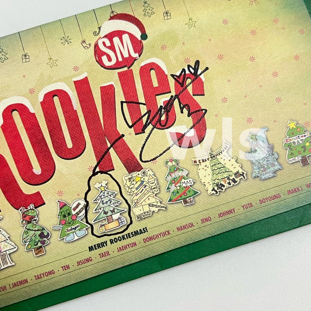 NCT ヘチャン(ドンヒョク) 直筆サイン入り クリスマスカード