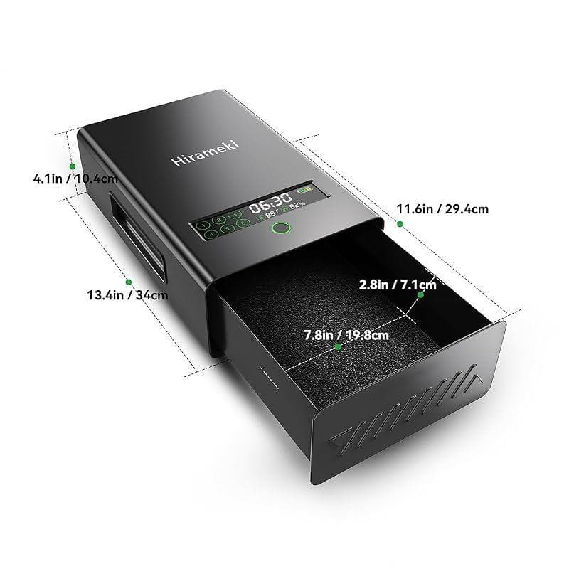[S149-171] Hirameki 指紋認証 金庫 小型 家庭用 防犯 金庫