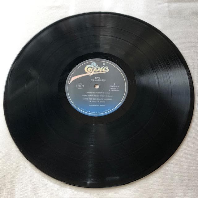 ジャクソンズ ライブ LP 2枚組 マイケル・ジャクソン d712y77