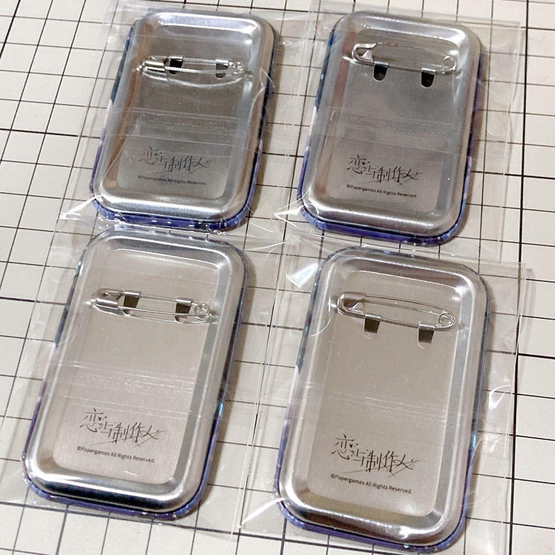 恋とプロデューサー　恋与制作人 明日終局系列徽章 スクエア缶バッジ シモン