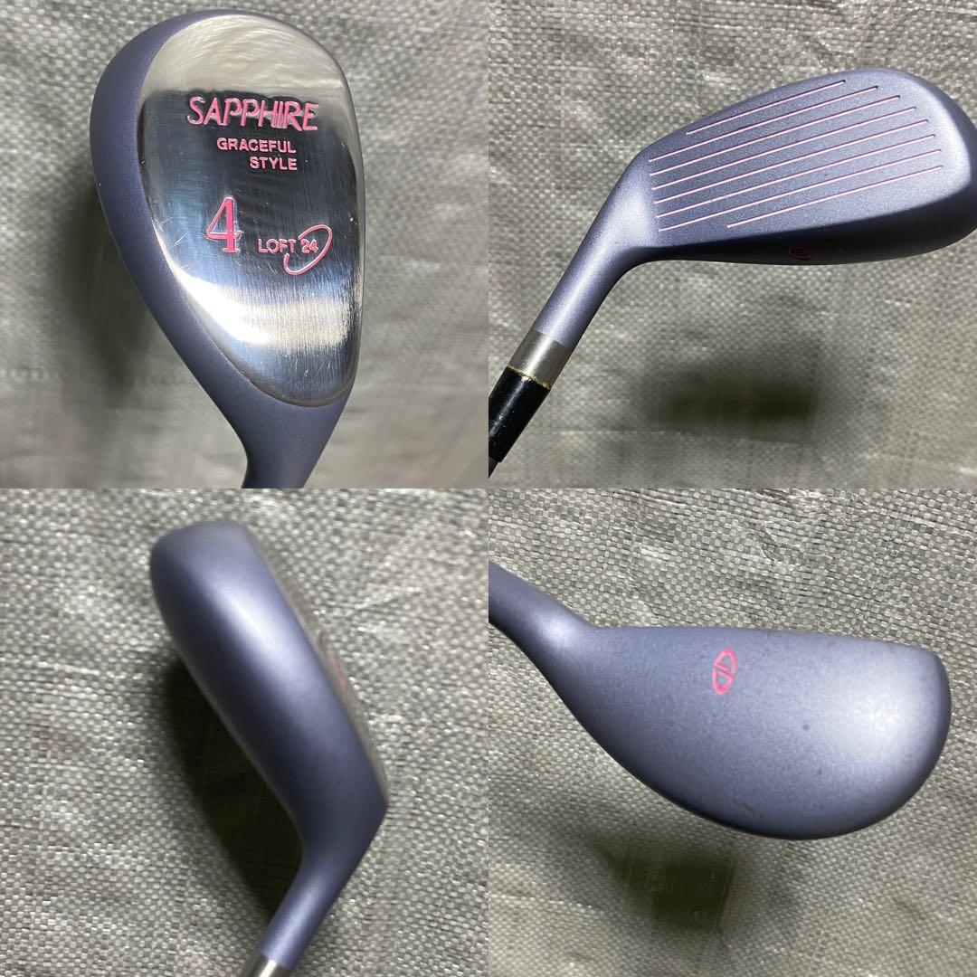 【レディース】ゴルフクラブセット　フルセット　初心者　グリップ新品　多ブランド