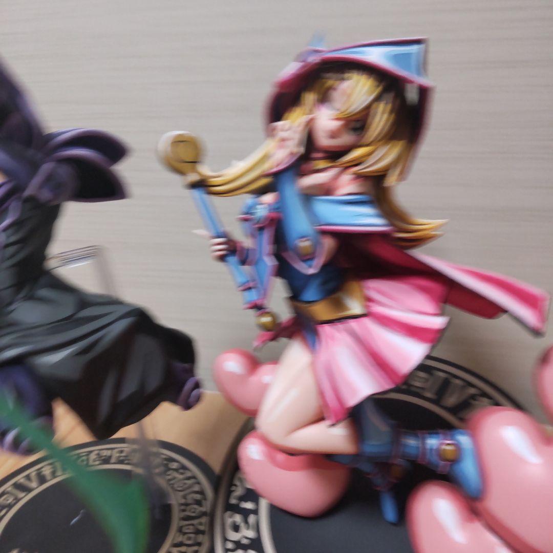 ブラックマジシャン ブラックマジシャンズガール 遊戯王リペイントフィギュアセット