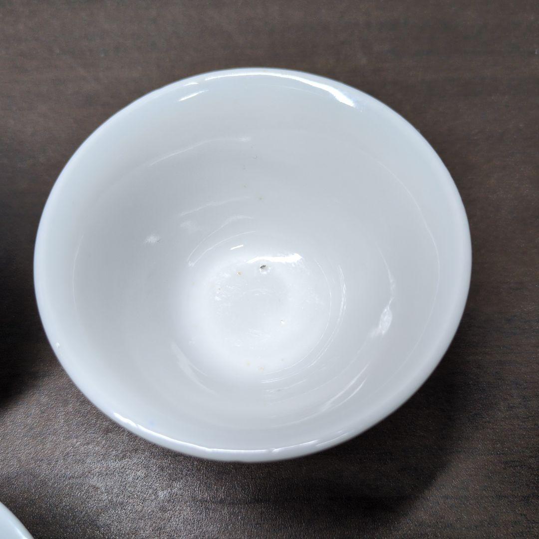 大明成化年製 款 染付 煎茶碗 五客＆成化年製 款 染付 煎茶碗