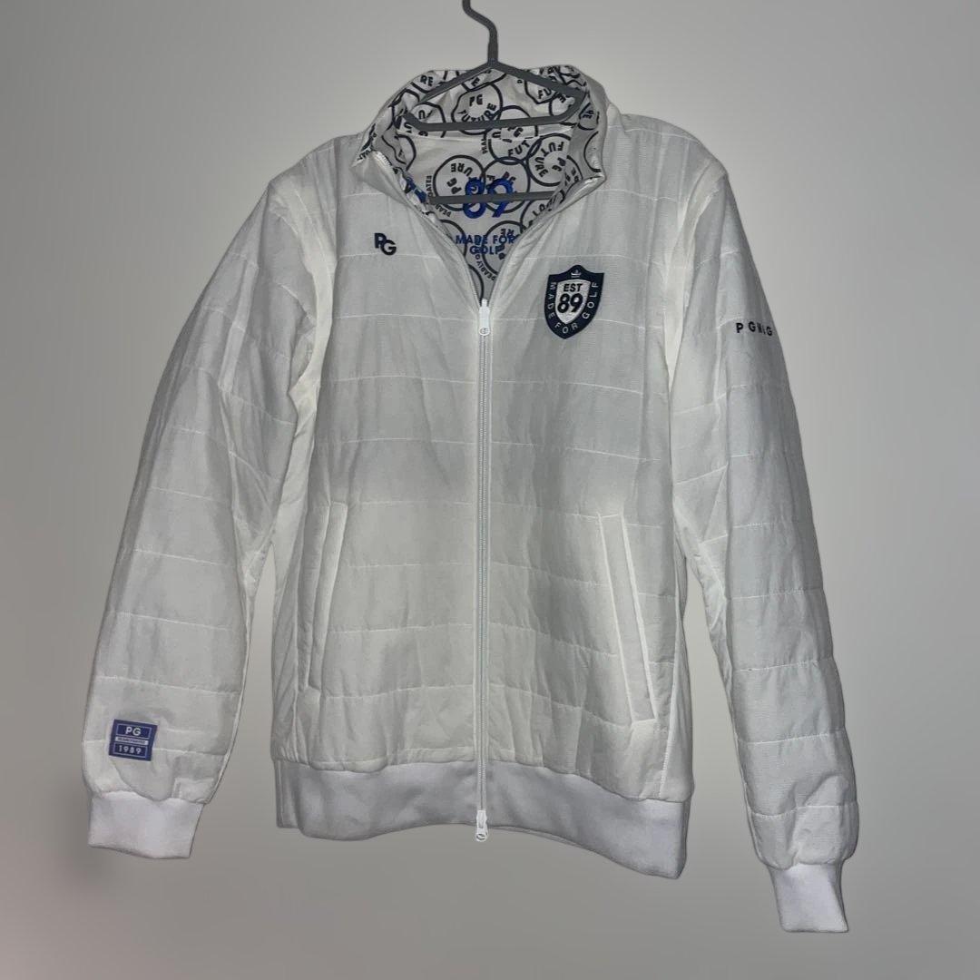 一度のみ着用PG EST 89 ホワイトジャケット2way リバーシブルLサイズ