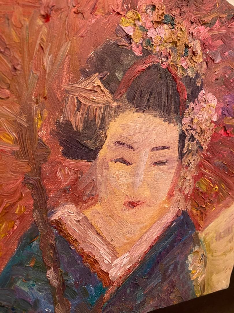 油絵　油彩　一点物　F4