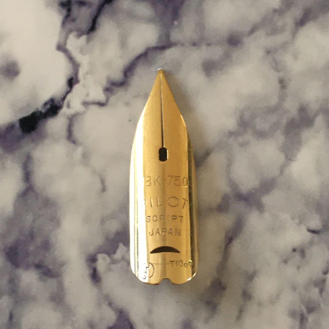 #0179 オーバーホール済み 万年筆 パイロット PILOT ロング 18k