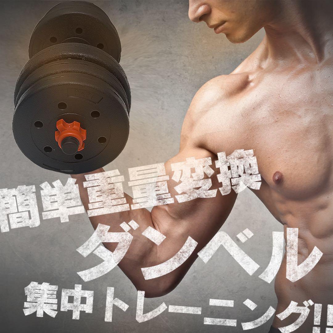 合計50kg／バーベルにもなるダンベル 可変式プレート｜25kg×2個セットA2