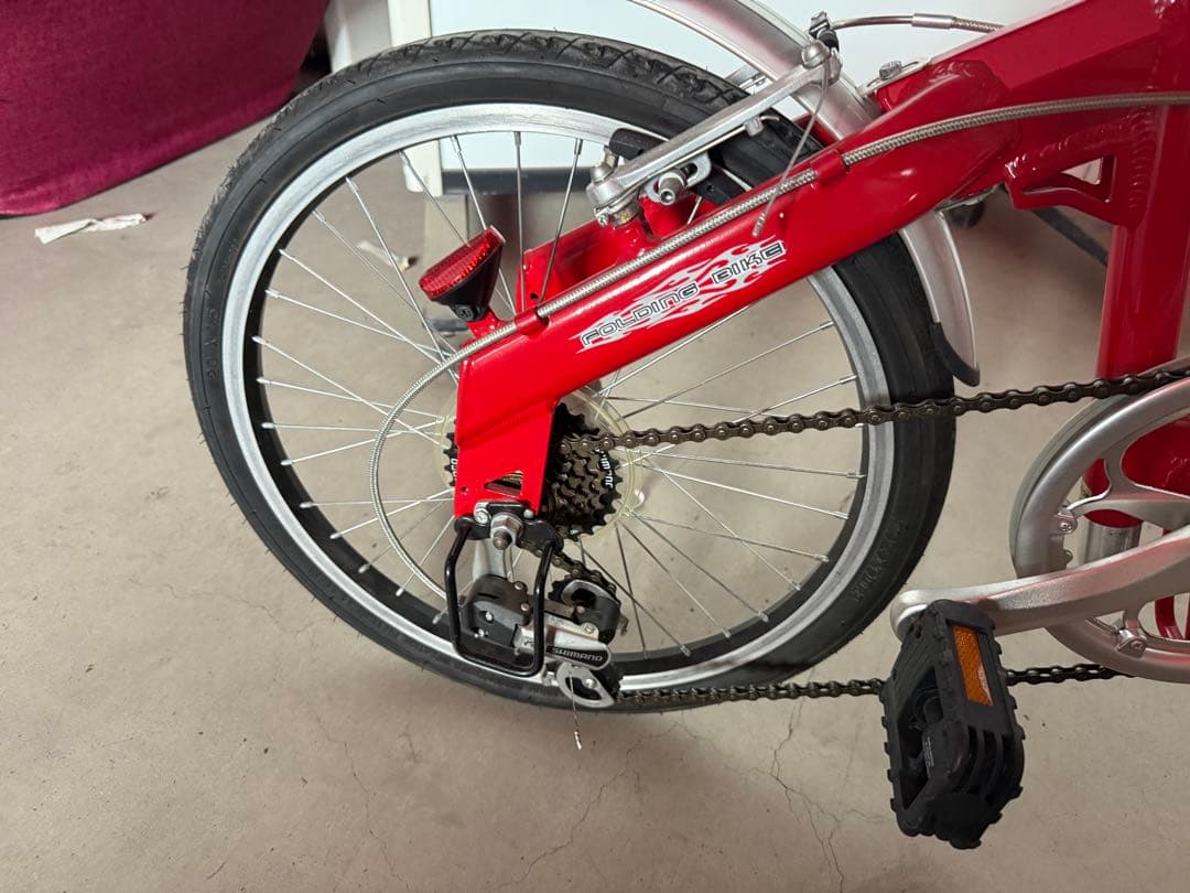 サカモトテクノ　カリブーライト・オート　ポリッシュ　6段変速　折り畳み20インチ