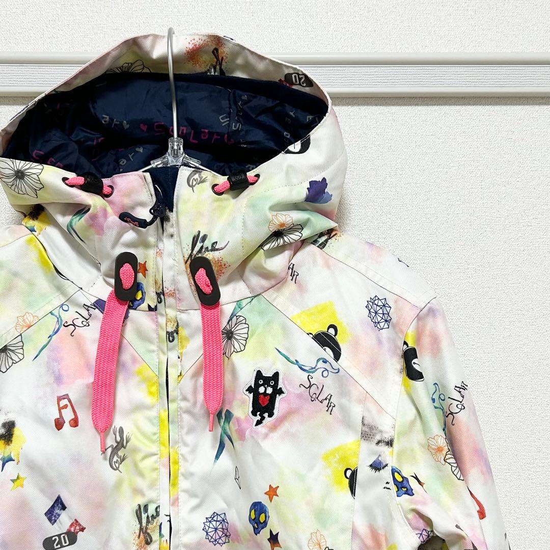 0548 ScoLar スキーウェア 上下セット 9号 XSサイズ