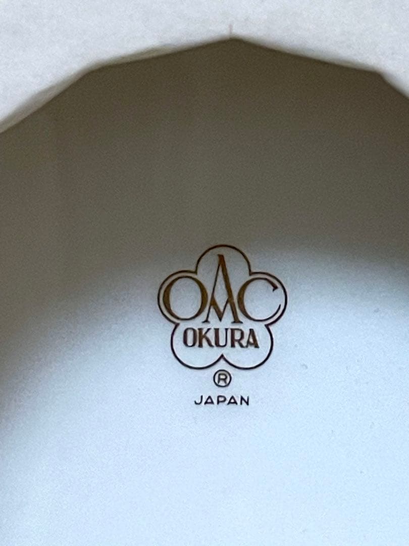 大倉陶園 陶額バレリーナ 白鳥 額装 美品 （S.H.サイン入り） 正規品