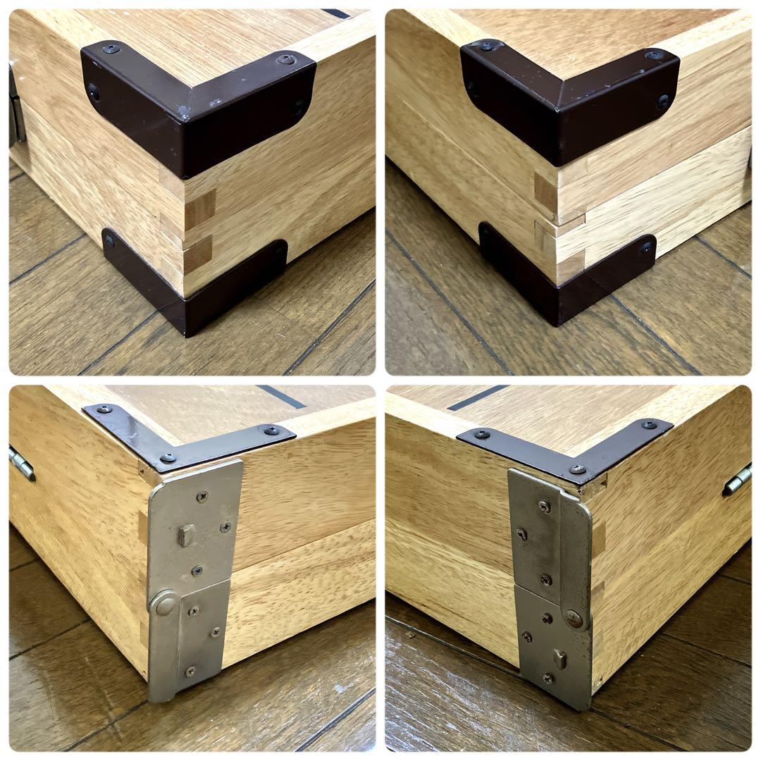 【NATURAL PEOPLE】アウトドアテーブルチェアセット　木製　レトロ