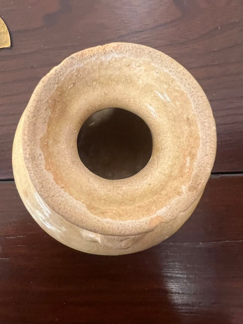 中国・隋朝~唐朝灰釉石榴尊双系壶唐物古美術品江戸アンティーク骨董コレクション青磁