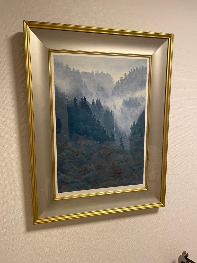 東山魁夷 霧の山峡 1989年制作