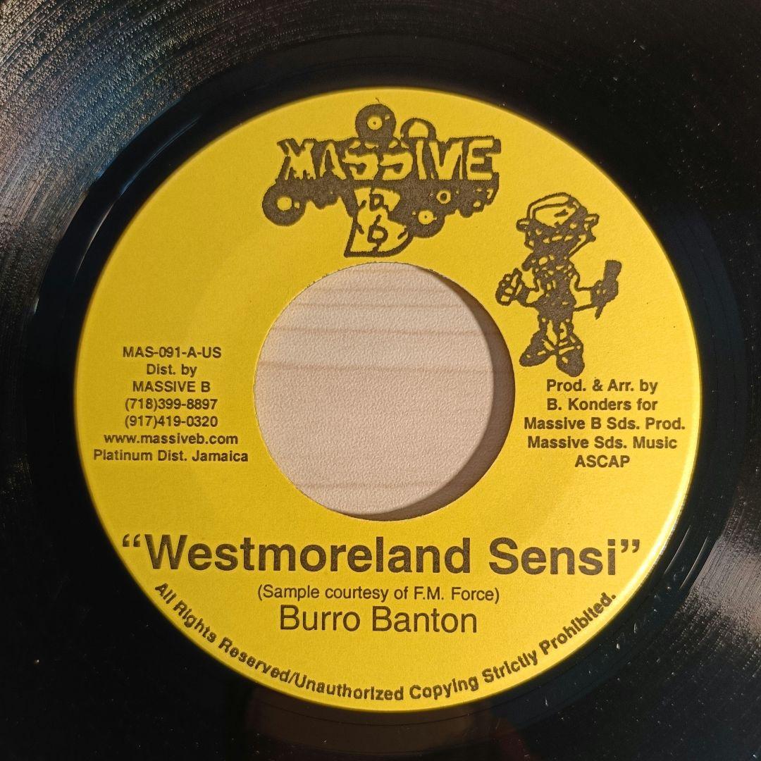 名盤☆レゲエ　Burro Banton /Westmoreland Sensi