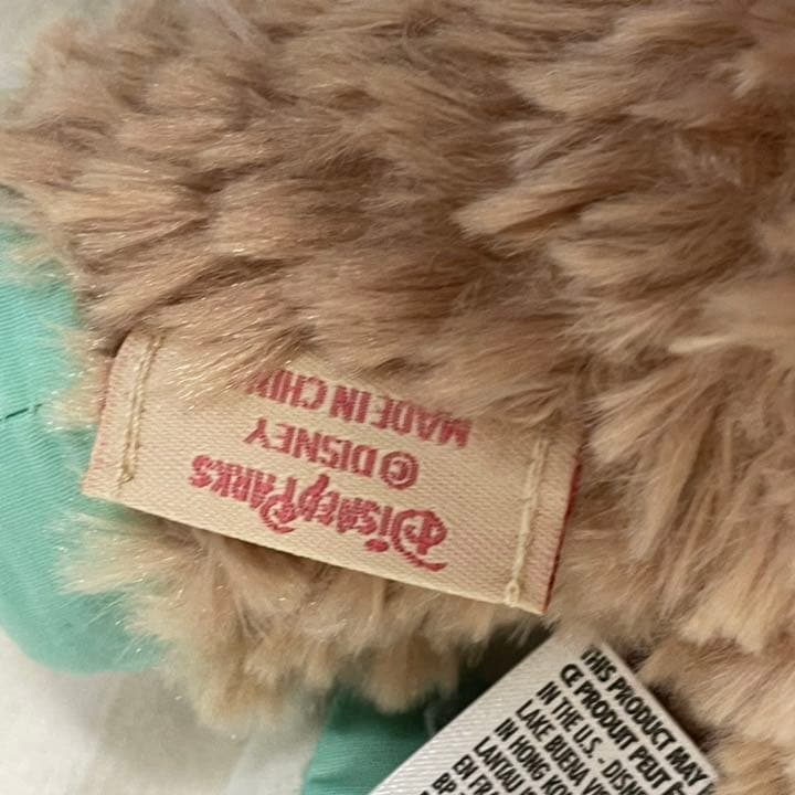 卯年に！香港ディズニーランドダッフィーシェリーメイ　イースター限定SSぬいぐるみ